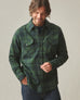 Unisex Redwood Fleece Overshirt - Green Moss Plaid